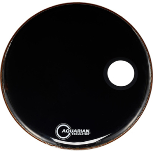 Aquarian 24" Regulator Black Bass Drum