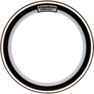Aquarian 24" Super Kick Clear Bass Drum