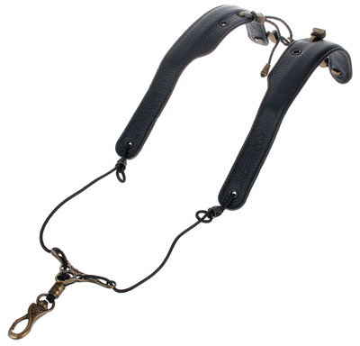 Balam Back Strap Leather Black