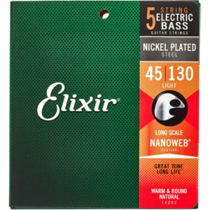Elixir 14202 Nanoweb 5-String Light