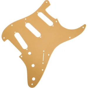 Fender Pickguard Strat. Gold SSS 11