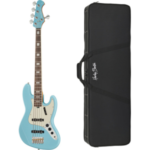 Harley Benton MV-5JB Daphne Blue w/Case