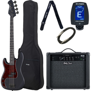 Harley Benton PB-20LH SBK Bundle