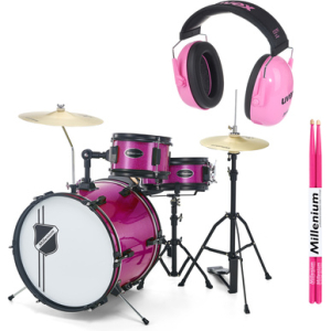 Millenium Youngster Drum Set Bundle Pink