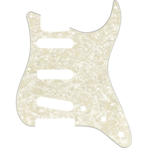 Fender 11-Hole Strat SSS Pickguard AW