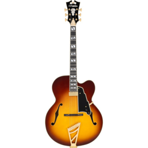 DAngelico Excel EXL1 Dark Iced Tea Burst